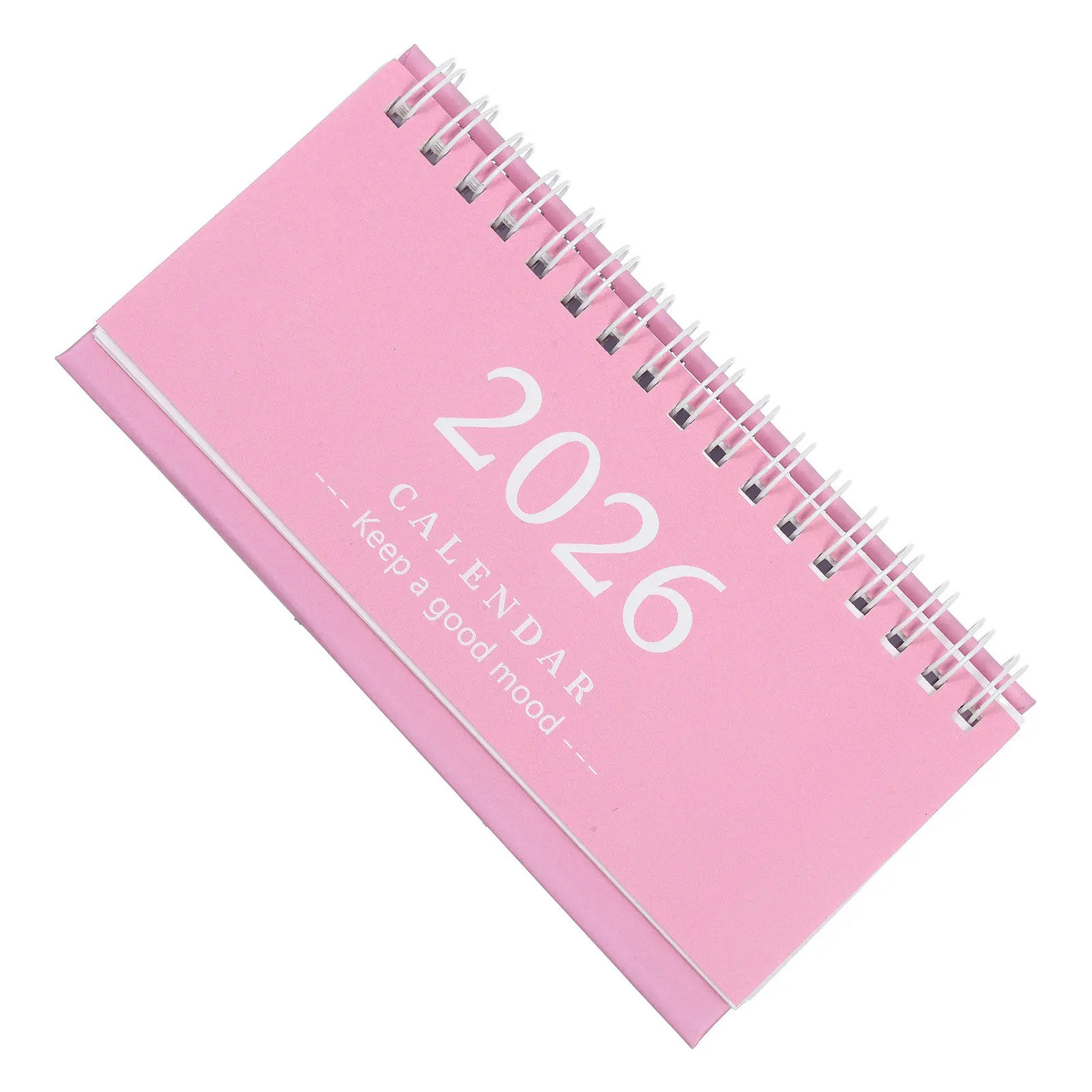 

2025-2026 Desktop Calendar Mini Standing Flip Planner Compact Elongated Design 18-Month Date Range for Desk Wall Table