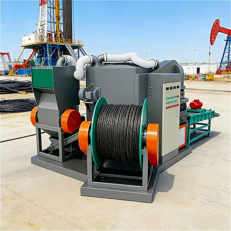 Automatic Cable Stripping Machine Scrap Wire Peeling Machine Copper Wire Recycler For Stripping Diameter Wire Cable Customized