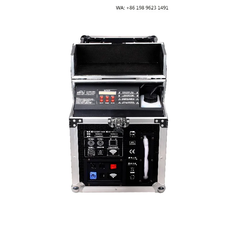2700W Dual Tube Ultrasonic Low Fog  DMX512 Intelligent Control Water Mist Smoke Equipment for Wedding Stage Live Performances