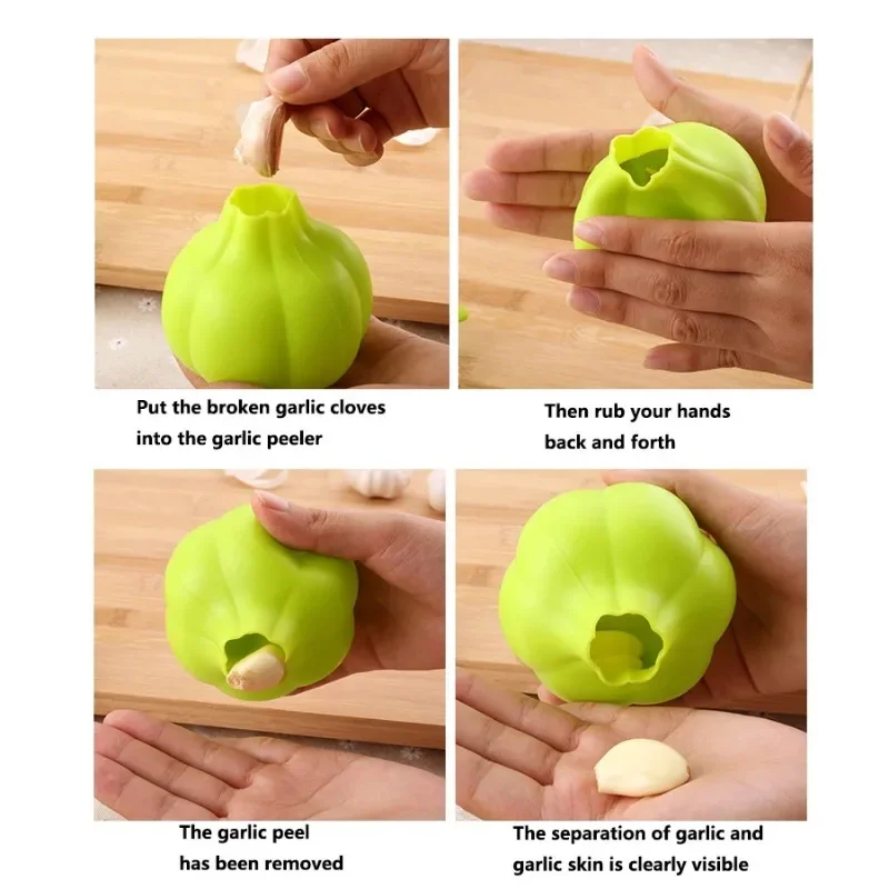 Garlic Peeler Creative Kitchen Silicone Soft Garlicpeeler Garlic Peeling Tool Simple and Convenientkitchen Gadgets