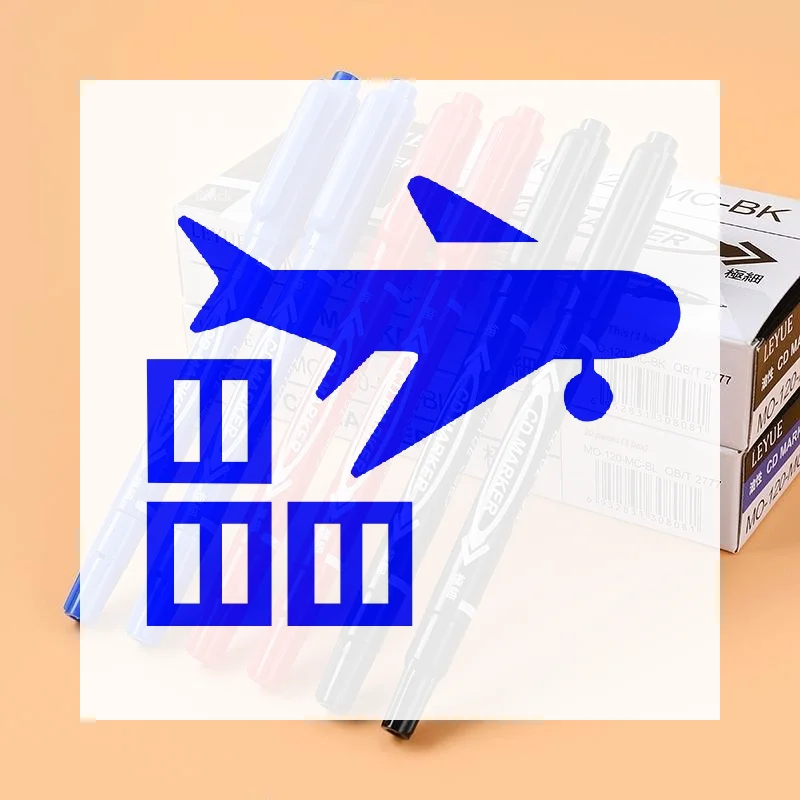 Dual Tip Permanent CD Markers Waterproof Fast Dry Ink 3 Color Options For Office School Writing Craft Labeling