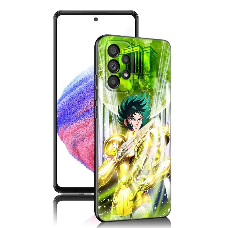 Anime Saint Seiya Phone Case For Samsung A13 A22 A24 A32 A23 A25 A34 A35 A52S A53 A54 A55 A73 5G A12 A14 A15 A31 A33 A50 A51 A72