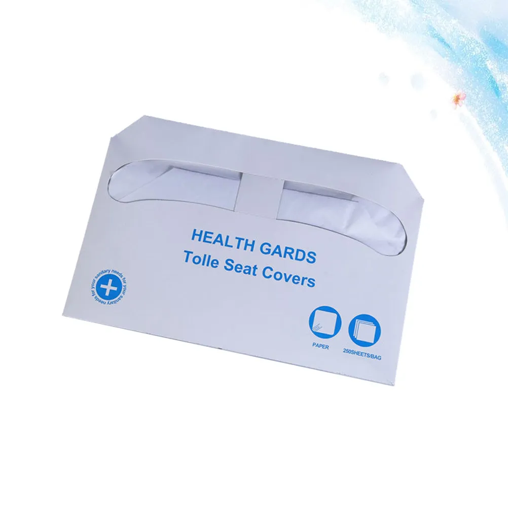 250 Sheets Premium Wood Pulp Toilet Cushion Flushable Disposable Toilet Pad Hygienic Lightweight Seat Protector for on The Go