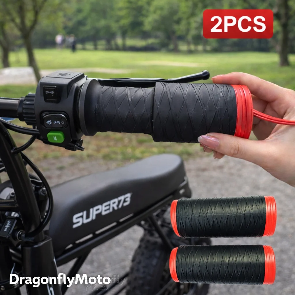 

Motorcycle Silicone Handlebar Cover For Super 73-S1 73-S2 73-Z1 73-ZX 73-RX Self Shrinking Non-Slip Motorcycles Grip Covers