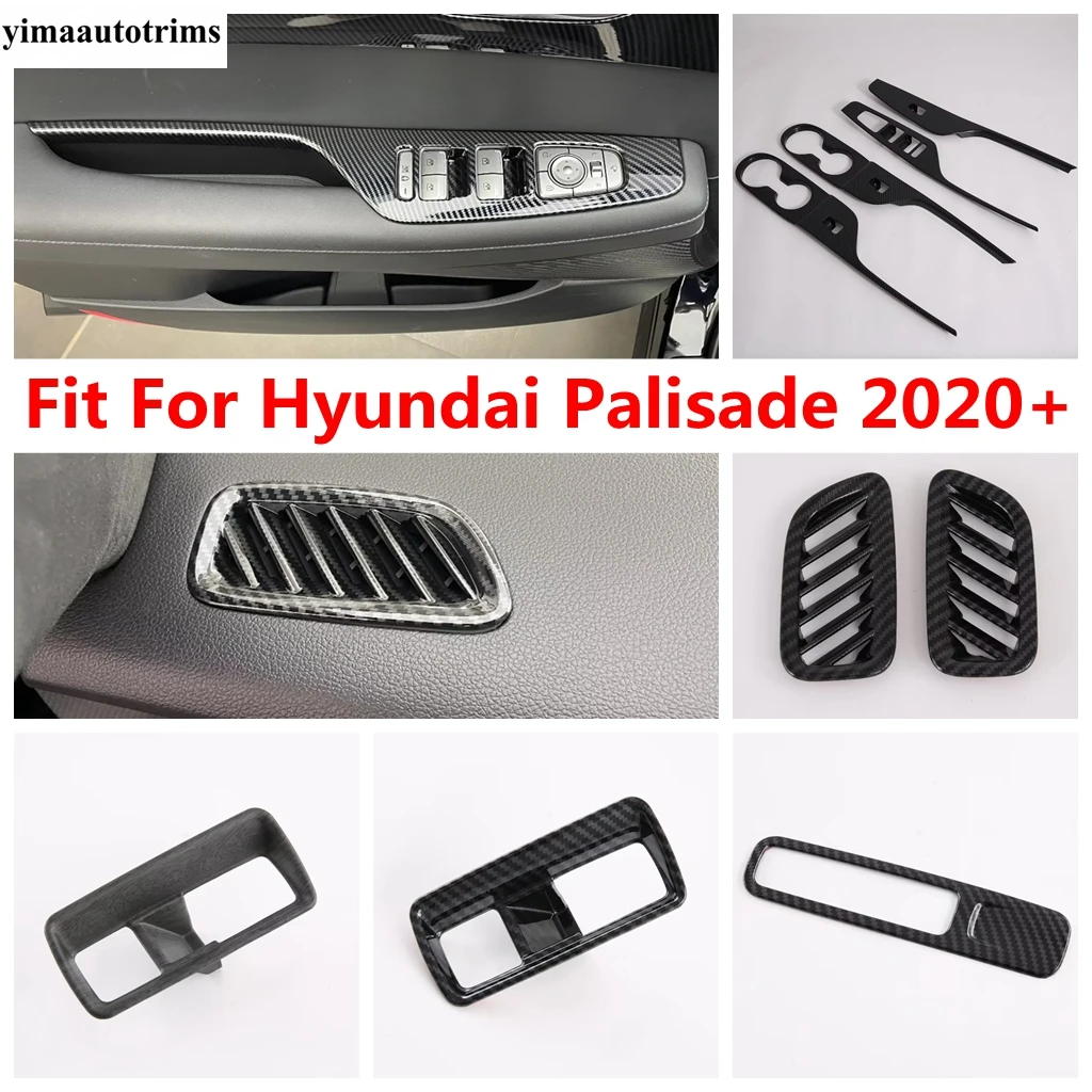 

Window Lift / Head Light Lamp / Hand Brake / Side Air Vent Cover Trim For Hyundai Palisade 2020 - 2023 ABS Interior Accessories