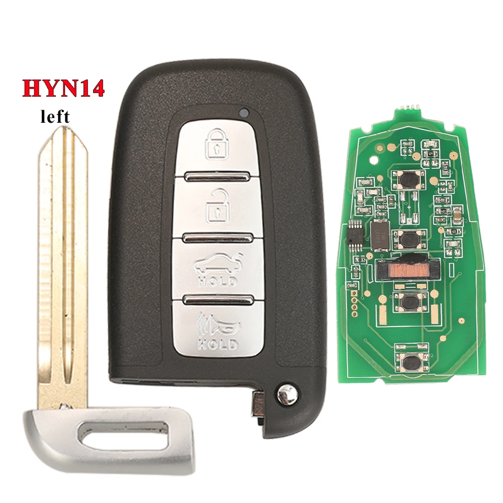 4BT Smart Remote Key 433Mhz ID46 Für Kia Forte Soul Rio Borrego Sorento Optima Hyundai I30 IX35 Sonata Genesis Equus Veloster