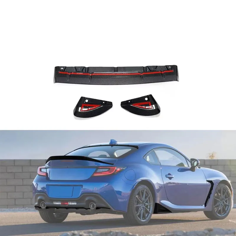 

Real Carbon Rear Bumper Diffuser Lip Spoiler for Toyota GR86 Subaru BRZ 2022-23