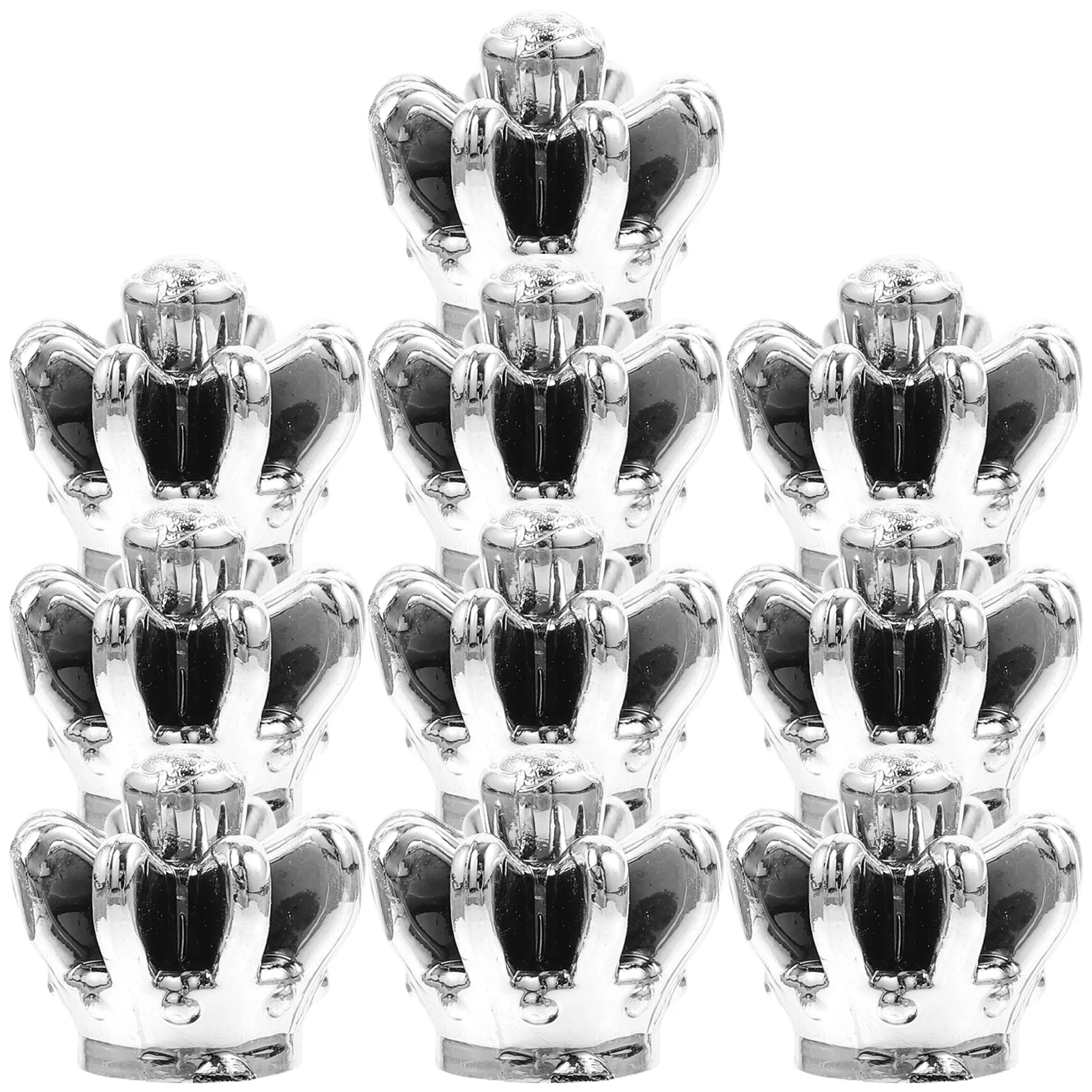 

10Pcs Mini Crown Charms Durable PVC DIY Jewelry Pendants for Necklaces Bracelets Keychain Decoration Gift Mini Crown Charms