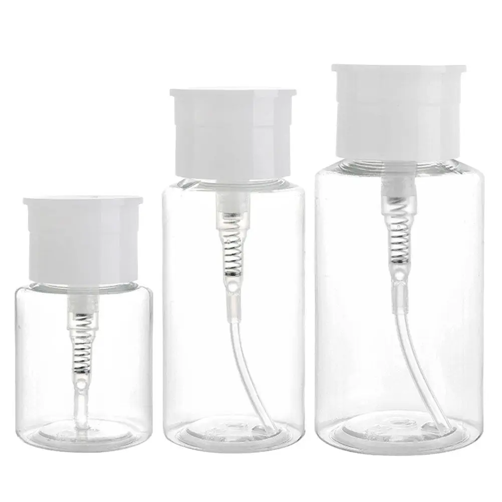 

3Pcs Refillable Liquid Bottles Leakproof Travel Sub Bottles Portable Transparent Plastic Storage Dispenser for Lotion