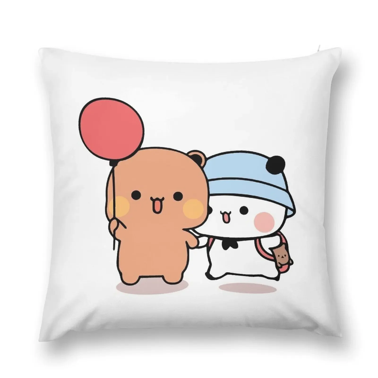 Bear and Panda Bubu Dudu Balloon Throw Pillow luxury home accessories pillow cover luxury pillow