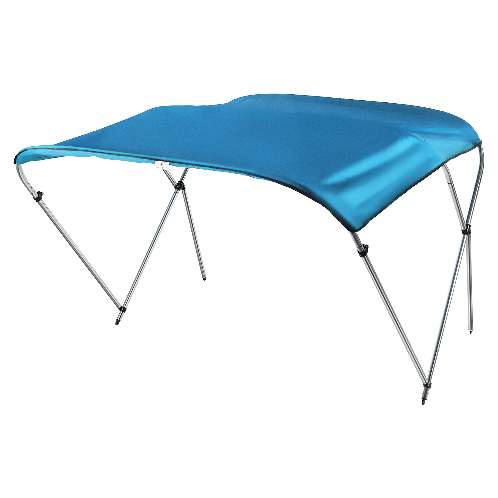 600D Oxford Cloth Bimini Top Boot Cover, Waterproof Yacht Boat Cover, Marine Anti UV, Dustproof Shade, Rectangular, 3 Bow