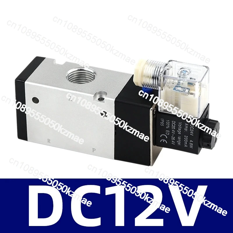 

3V410-15 Solenoid Valve 2-Position 3-Way - DC12V/24V AC36V/110V/220V Multi-Voltage Electric Air Valve for Pneumatic Systems