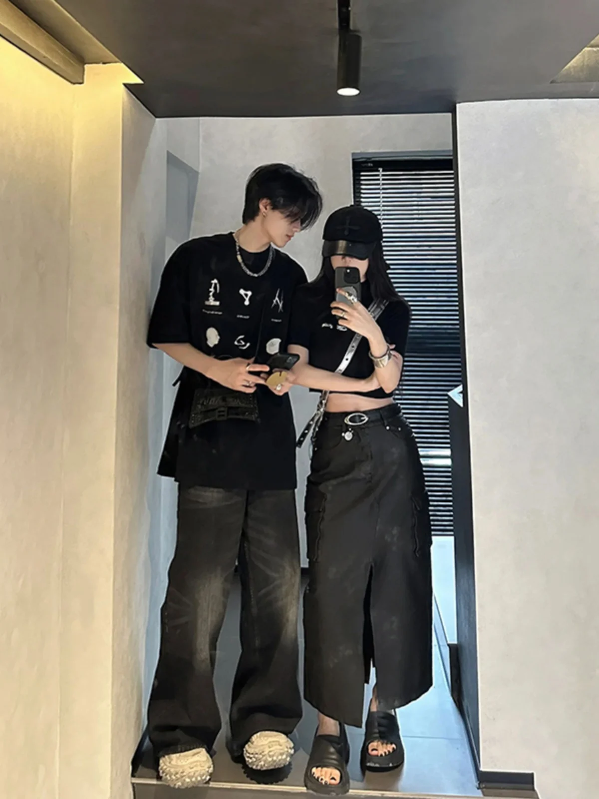 

Мужские джинсы Cleanfit Abi Sle, широкие брюки прямого кроя, комплект для пар, летняя одежда Jiangsu Anghai