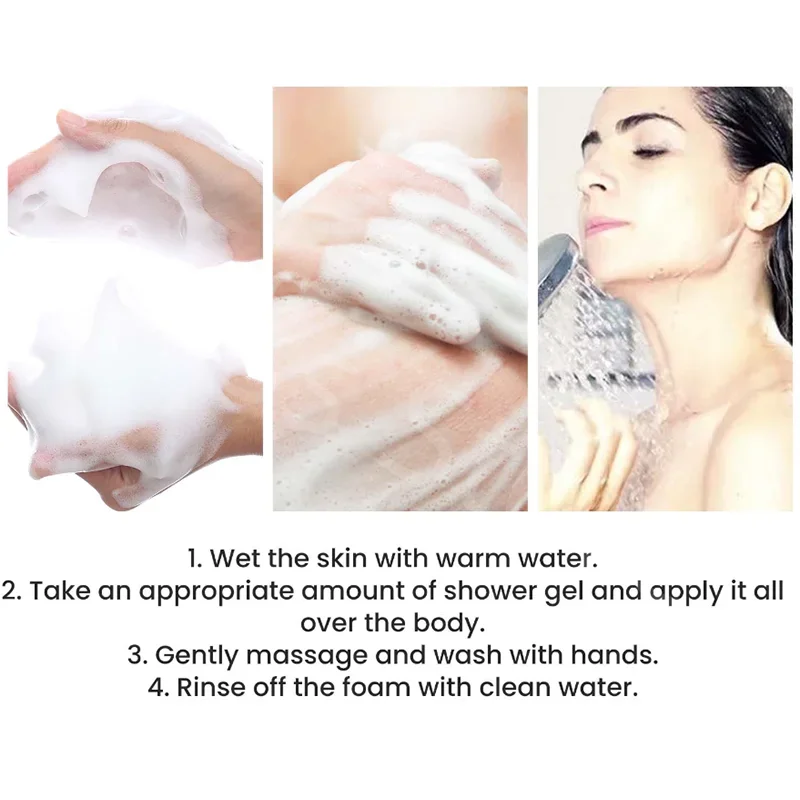 250g Fruit Acid Moisturizing Cleansing Shower Gel Long-lasting Fragrance Acidic Shower Gel Exfoliating Deep Cleansing