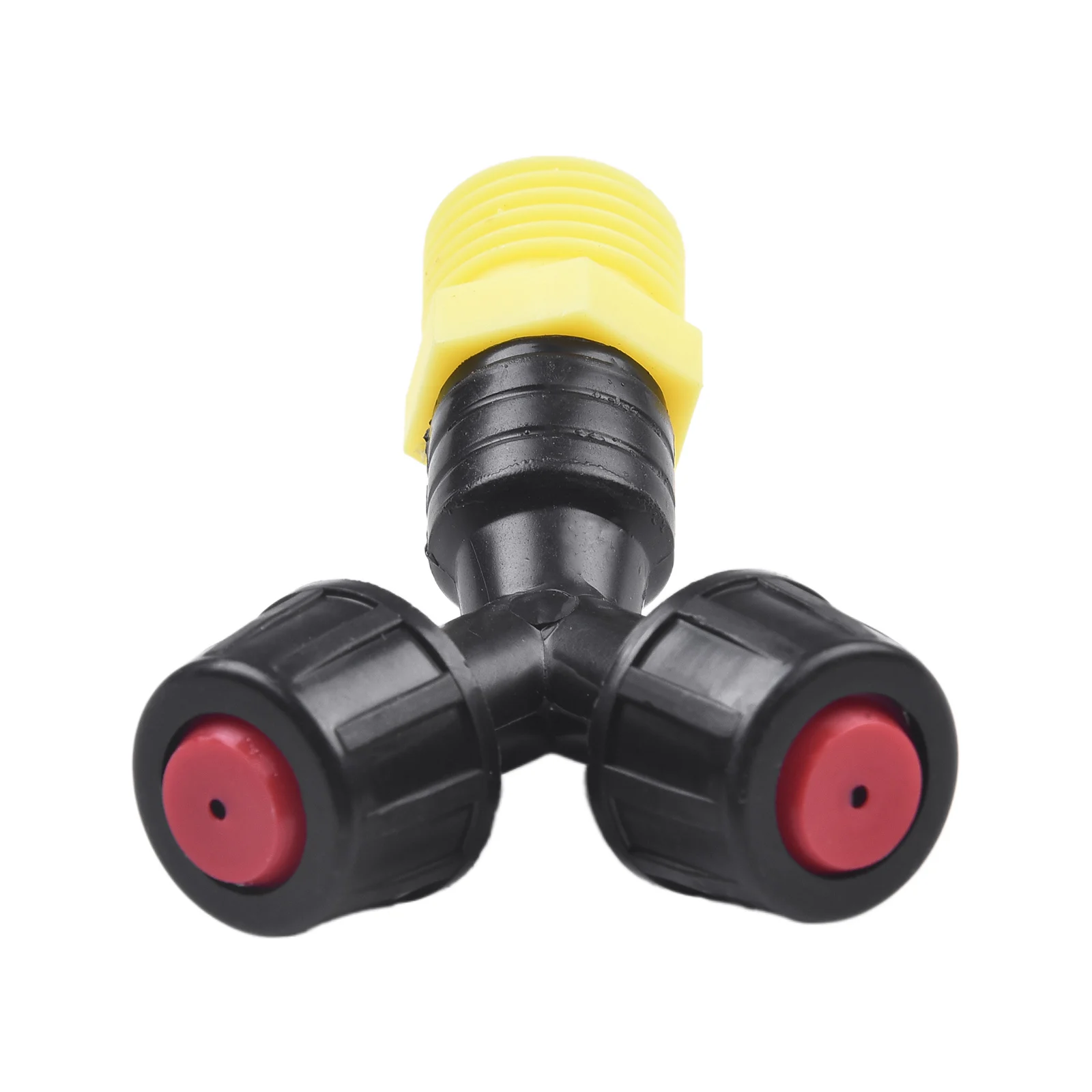 Stainless Steel Doublehead Twomouth Nozzle for Agricultural Atomization High Strength and Easy Installation (79 characters)