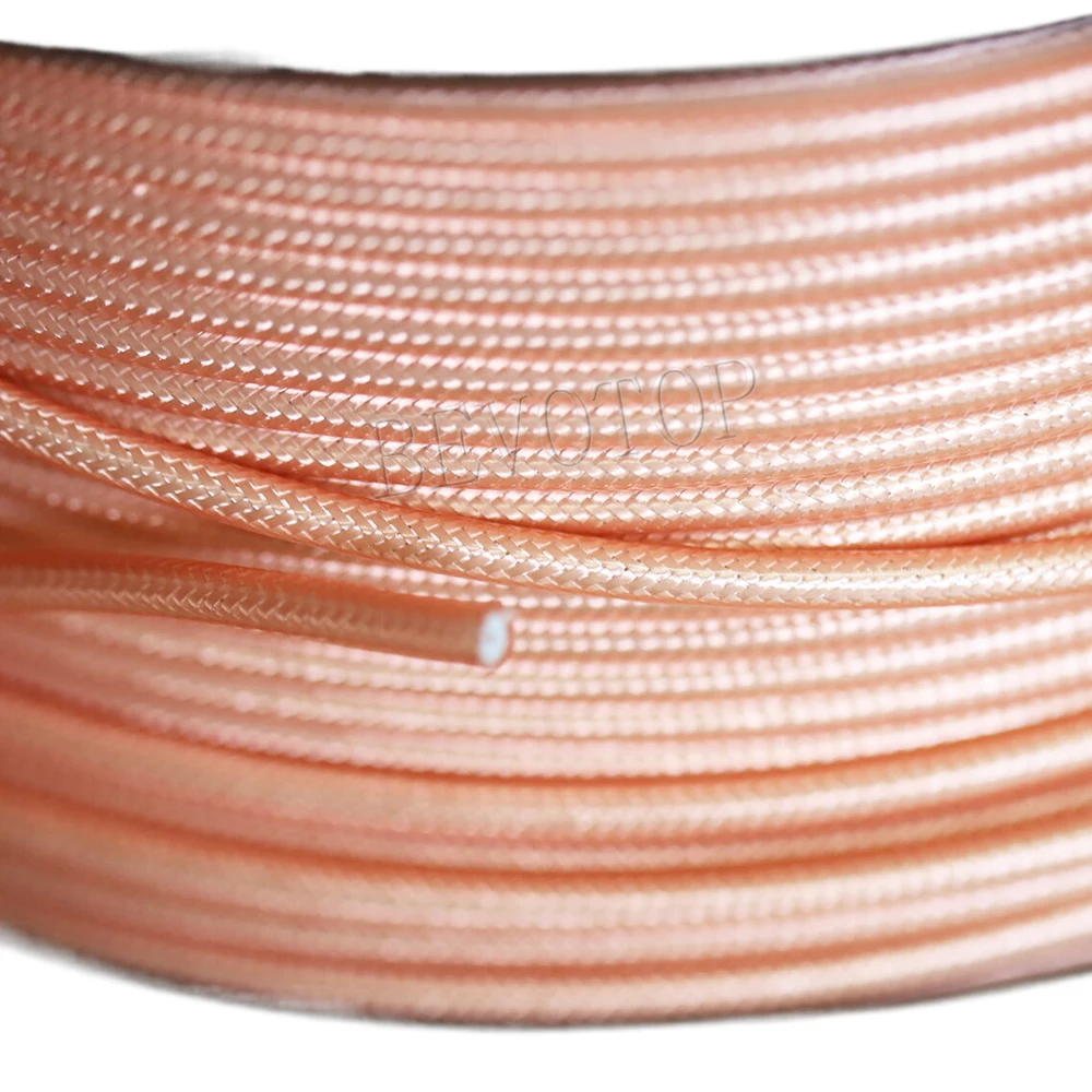 Brown RG400 Silver-plated Copper Double Shielded Cable RG-400 High Quality Low Loss 50-3 RF Coaxial Cable Jumper Wire Cord