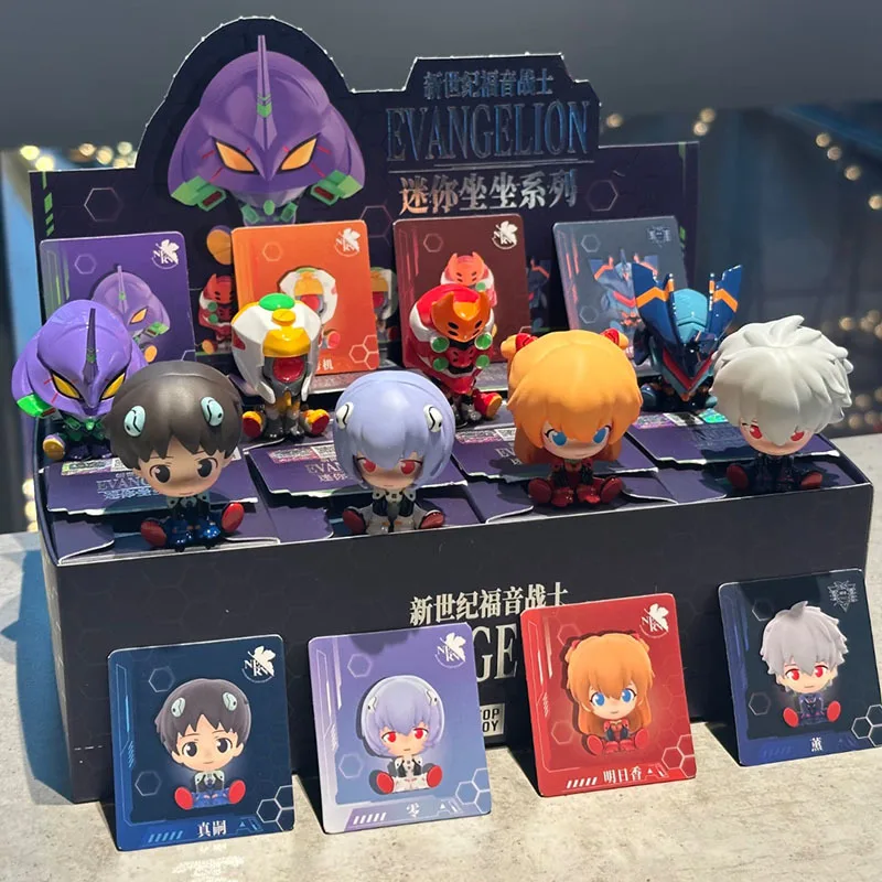 

Новинка 2025 года, горячая распродажа EVA Evangelion, мини-сидящая милая серия, модная игрушка в глухой коробке, коллекционный подарок для праздника, подарки для всех возрастов
