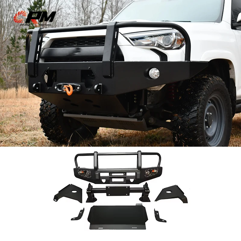 

High Quality Off Road Aluminum Stainless Steel Front Bumpers Car Protector Brackets Rear Front Car Bumper for Toyota 4 Runner