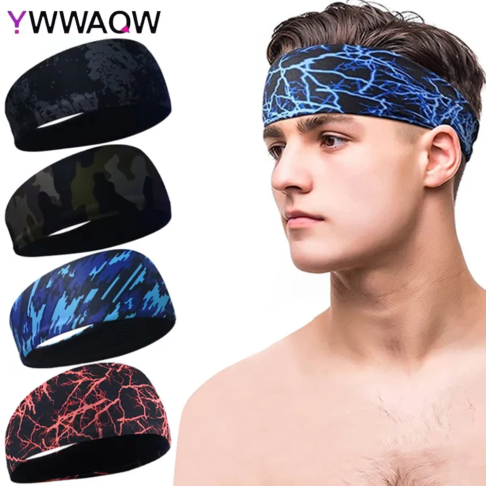 

1Pcs Sports Sweatband Hairband Women's Headwear Anti-Sweat Gym Fitness Sweat Guide Antiperspirant Band Running Headband