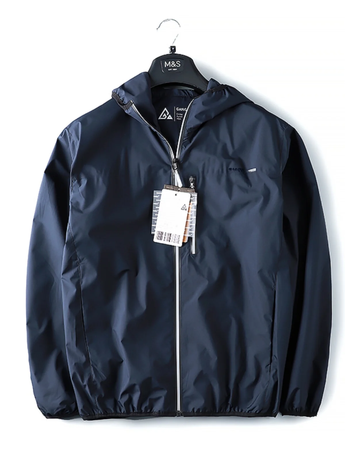 

Lightweight Waterproof Breathable Outdoor Men's Casual Hooded Jaet Zipper Reflective Zipper Functional Jaet Youth Trend