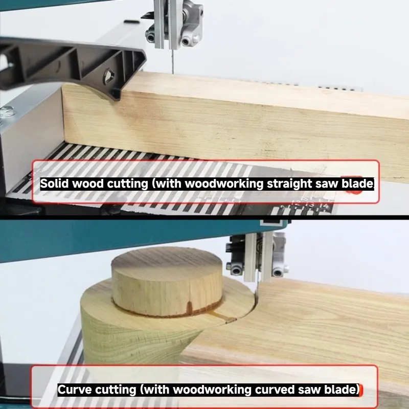 8 Inch 9 Inch Woodworking Band Saw Machine Vertical Curve Cutting Tool For Metal Wood Multifunctional Small Household Desktop