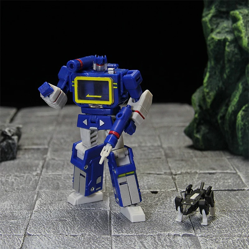 Imagem -03 - Transformação Soundwave Pt04 Pt04 Fita g1 Mini Brinquedos de Bolso ko Dx9 Robor Action Figure com Caixa