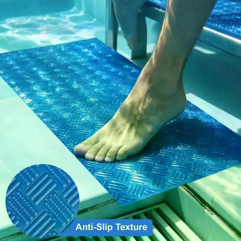 Pool Step Pad Swimming Pool Ladder Mat Outdoor Waterproof Step Cushion Safety Anti-slip Mat For Home Kitchen Bathroom Non-slip