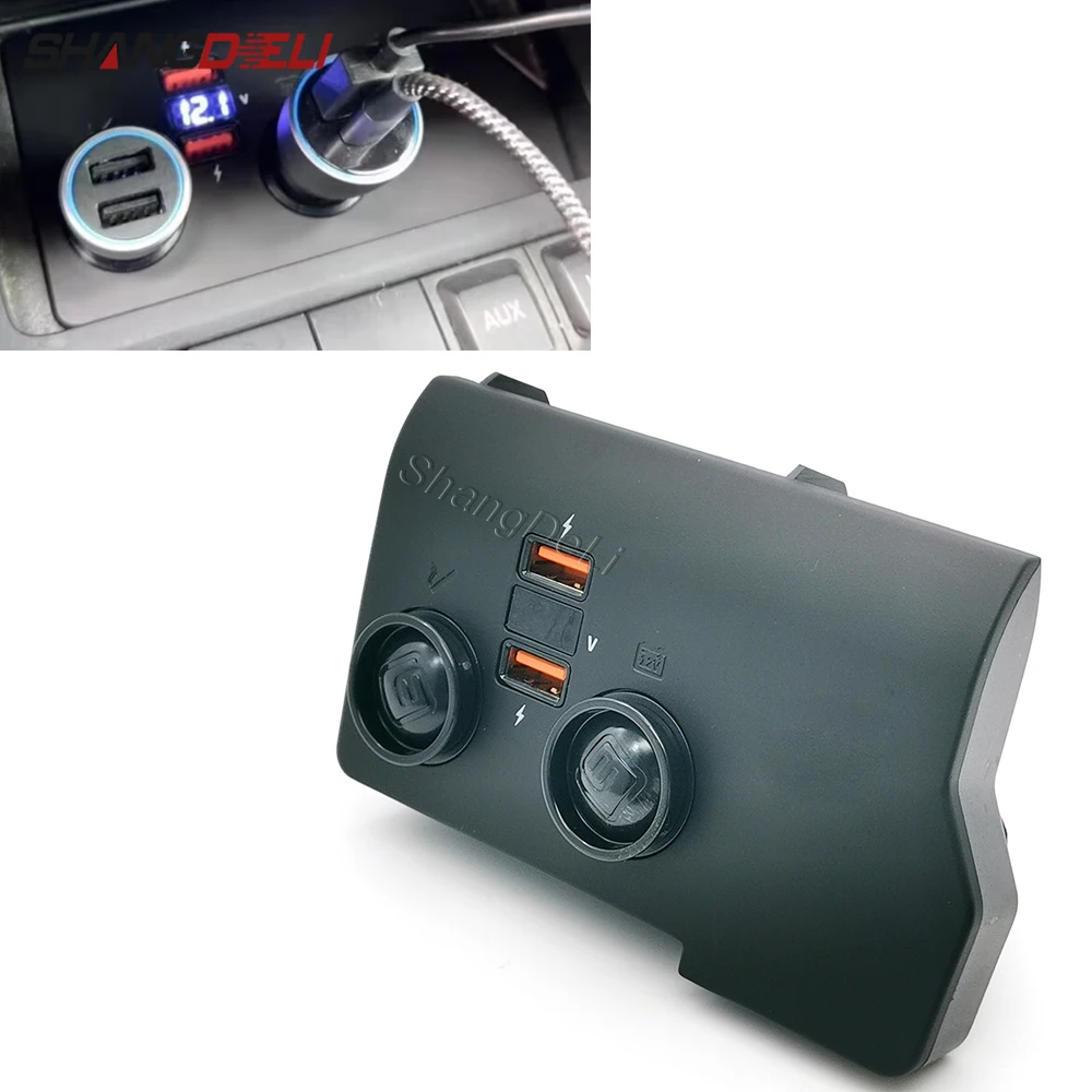 

1PC Car Charger Cigarette lighter USB Fast Charging Compatible for VW Golf 6 MK6 Car Electronics Accessories
