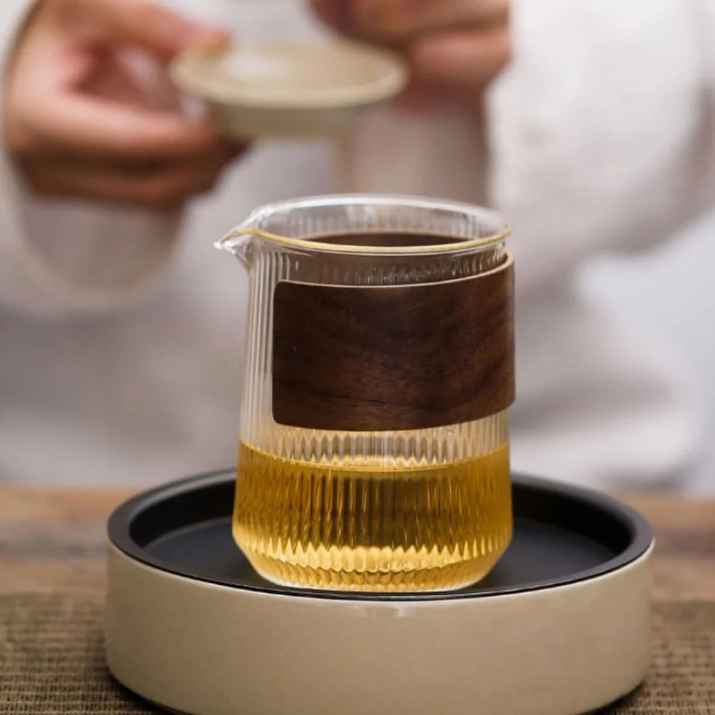 

3Pcs Walnut Wood Cup Sleeves Reusable Insulated Drink Covers for Hot Cold Beverages 6x3 Size Home Office Kitchen Bar Use