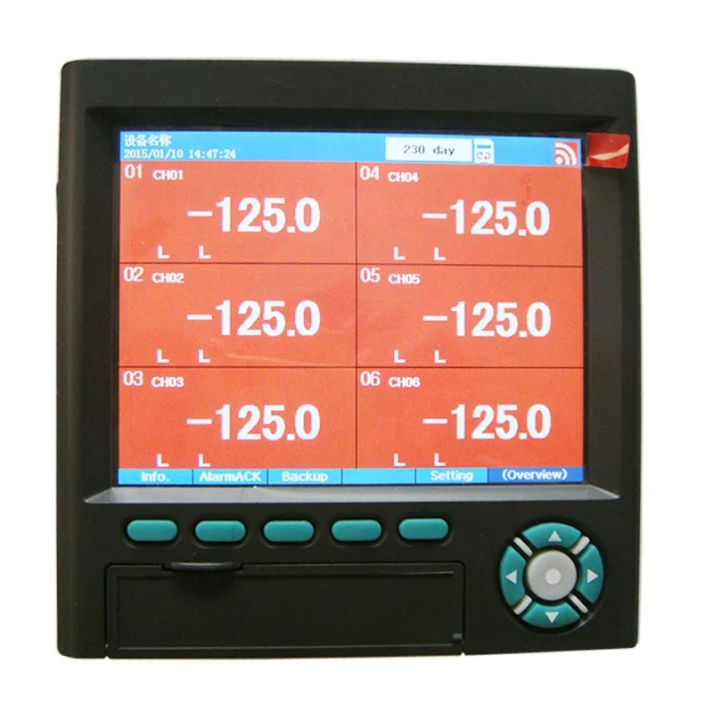 Pressure Flow And Temperature Paperless Recorder