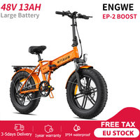 ENGWE EP-2 Boost Electric Bicycle Folding 250W Powerful Motor 48V13Ah Lithium Battery E Bike 20*4.0 Inch Fat Tire Electric Bike