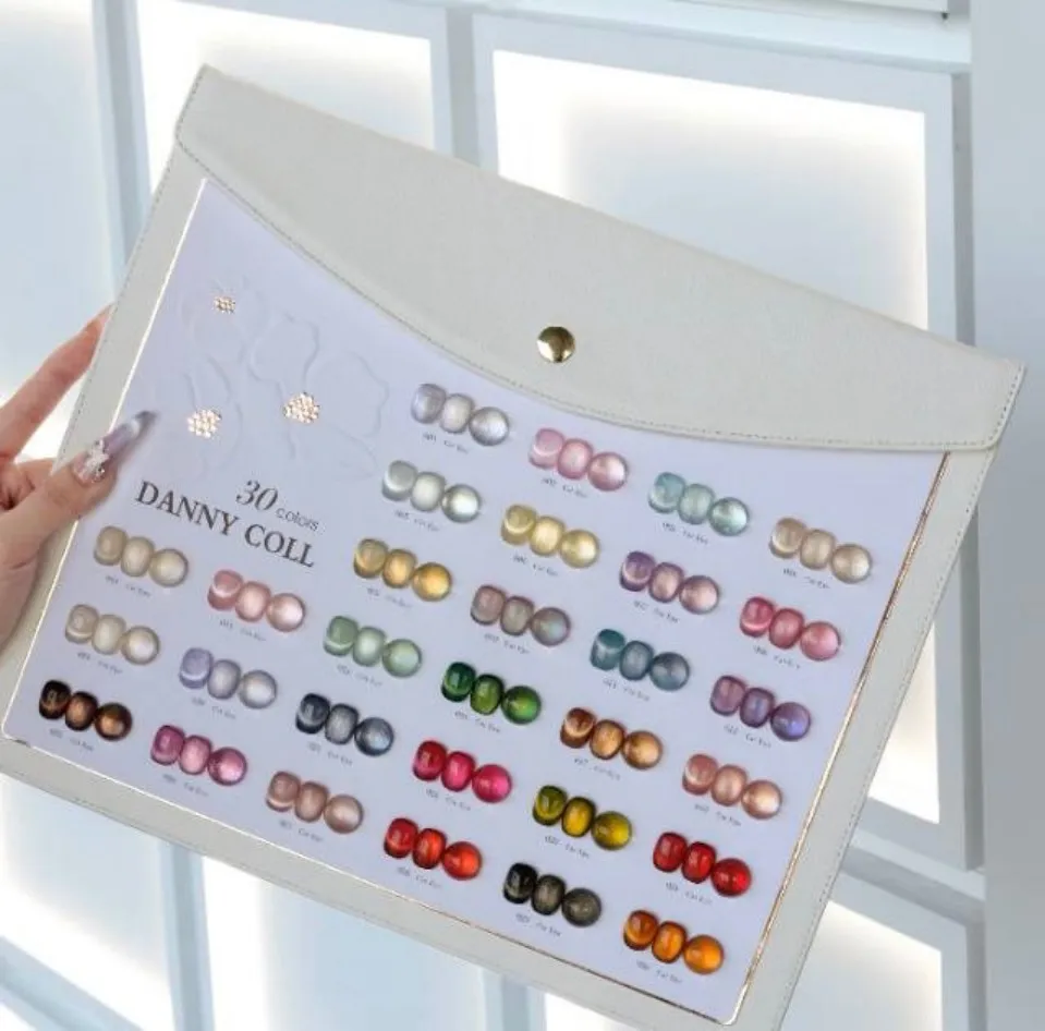 DANNY COLL haute qualité 30 couleurs multicolore Gel pour ongles ensemble Salon de manucure 2025 nouveau HEMA-Free TPO-Free Non toxique Kit de Gel UV en gros