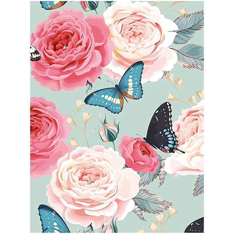 

Diamond Painting Fantasy Butterfly DIY 5D Diamond Embroidery Flowers Rose AB Drill Mosaic Cross Stitch Kits Home Decoration Gift