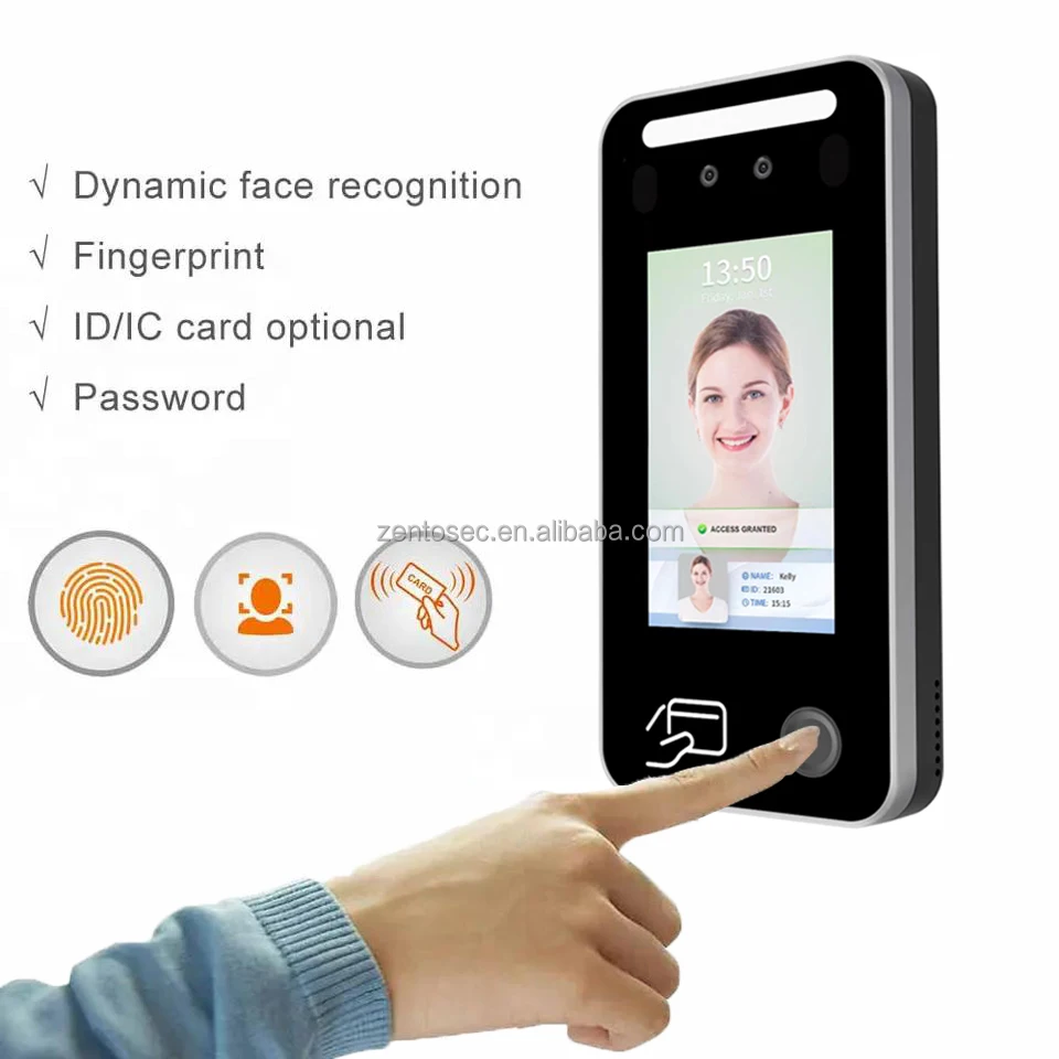 Waterproof 8-inch AI 3d Face Recognition Camera Access Control Biometric Machine Terminal Smart Door Lock Attendance System