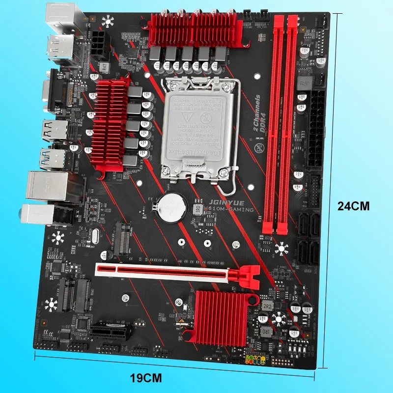 H610 Motherboard LGA1700 Support Intel Core i3/i5/i7/i9 12th 13th Processor Dual channel DDR4 Memory
