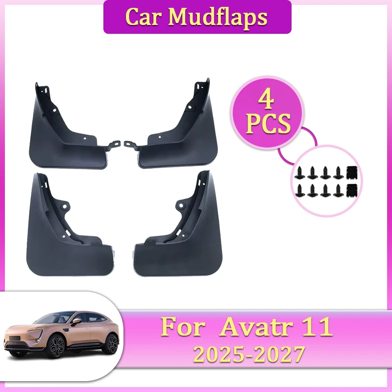 

Car Mudguards Parts For Avatr 11 2025 2026 2027 Front Rear Wheel Mudguards Mudflap Fender Flare Cover Guard Auto Mud Accessories