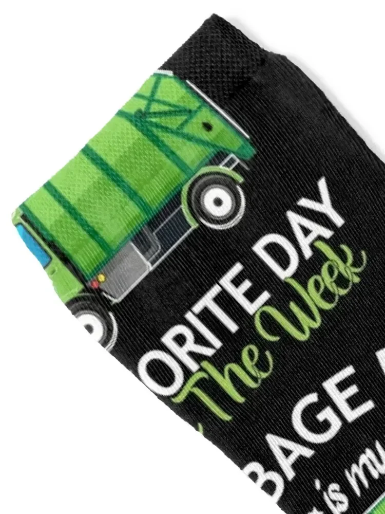 Garbage day is my favorite day of the week Socks cute sport Crossfit FASHION Socks For Girls Men's