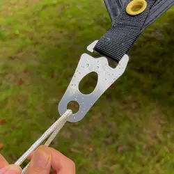 Cord Tightener Tent Wind Rope Buckle Tie Down Rope Carabiner Clip Fastener CampTent Guyline Rope Buckle Fastener Rope Tensioner