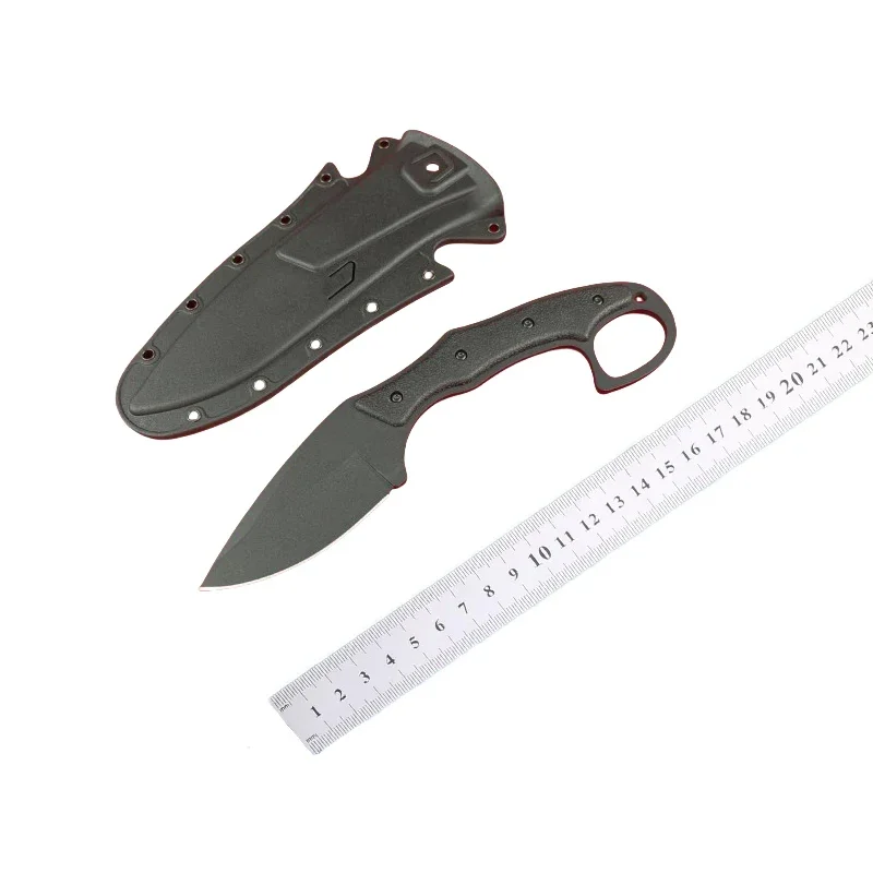 

KABB 2491 Straight Fixed Blade Knife AUS-8A Blade Integrated Handle Tactical Self Defense EDC Tool Camping Hunting Knives