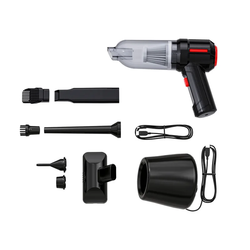 Automotive supplies multi-function wireless car vacuum cleaner high suction dust blower handheld car home dual-purpose