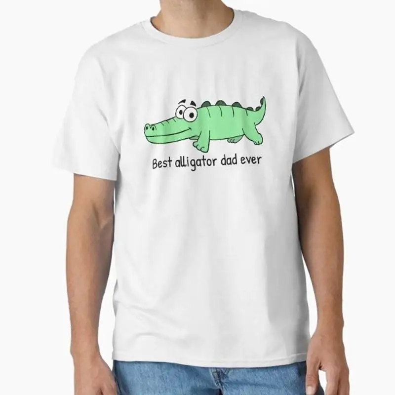 

Классическая футболка Best Alligator Dad Ever, сделанная в США, размер S 2XL