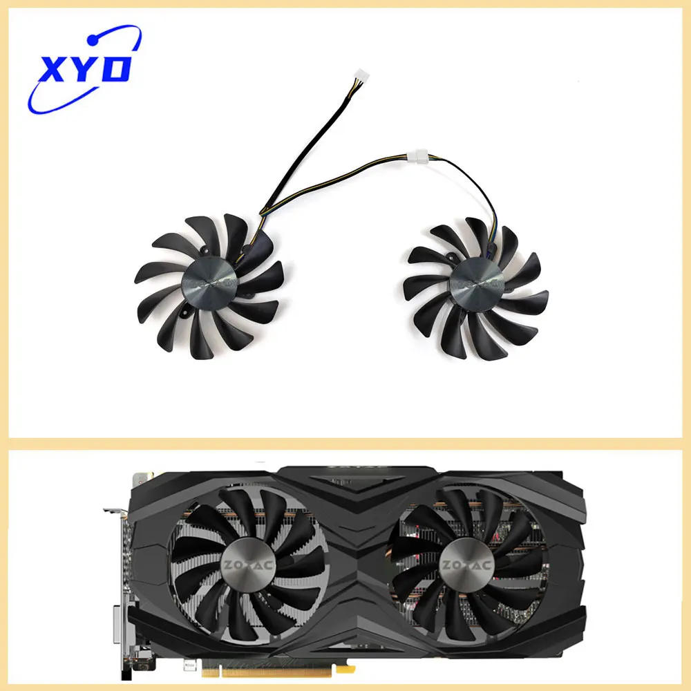

NEW GAA8S2U 95MM 4PIN GTX 1080TI AMP GPU Fan For ZOTAC GTX 1070 1070TI 1080 1080TI AMP Edition Graphics card cooling fan