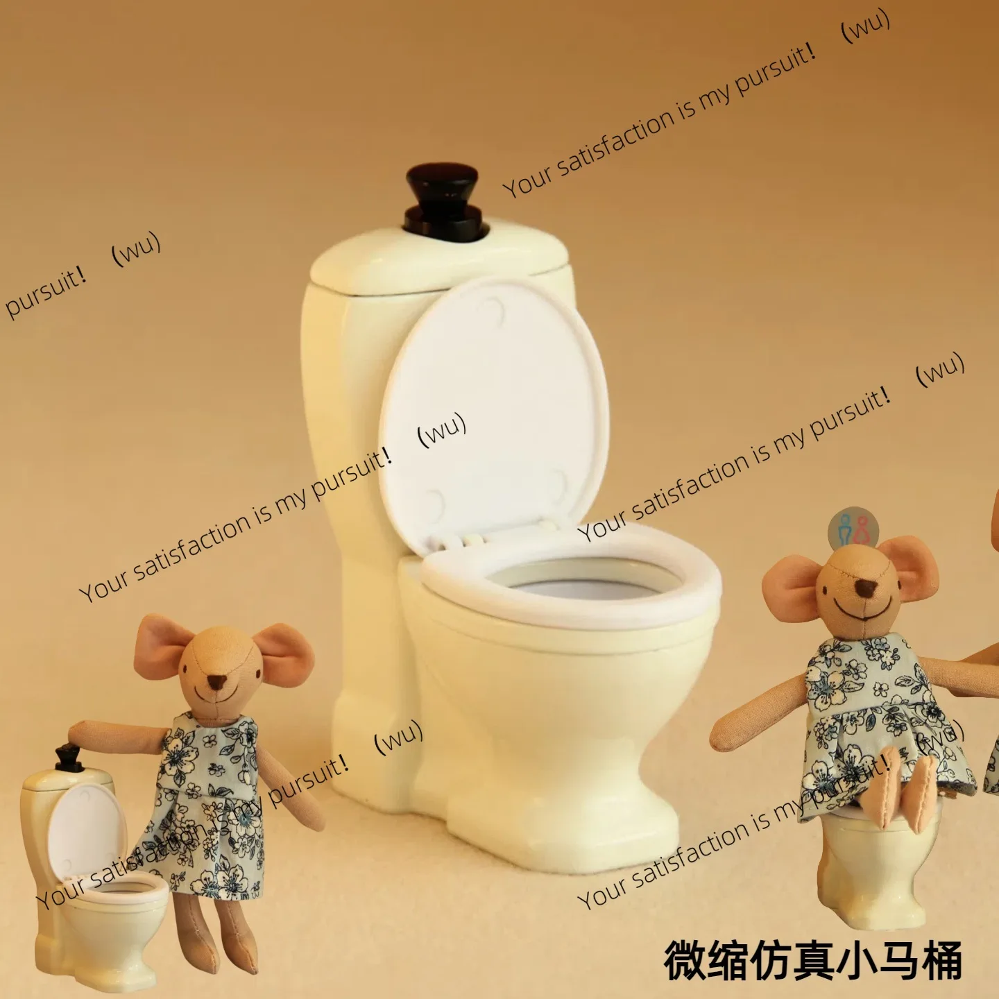 

Металлический мини-туалет, имитация унитаза, 12-точечный BJD, кукольный дом, мебель, аксессуары, игрушки, игровой домик