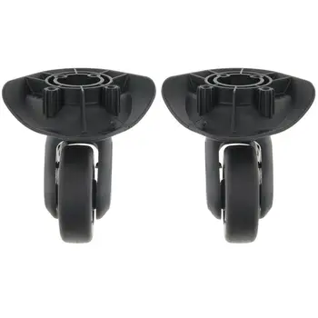 1 Paar Gepäckräder, Ersatz-Universal-Trolley-Festrollen – flexibel und hochwertig (A84)