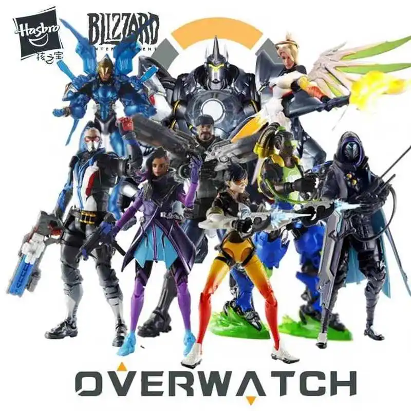 IN STOCK Original Overwatch Ultimates Figures Sets Anime Game Doll Action Figure Collection Figurine Model Toy Children's Gift