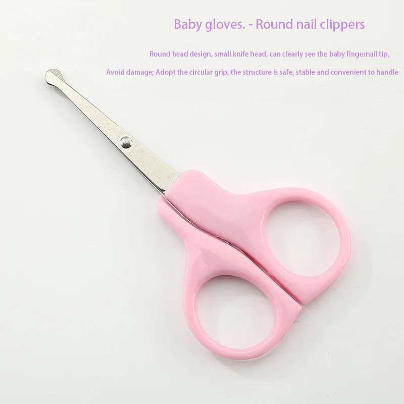 4Pcs Set Baby Hands and Feet Care Children\'s Manicure Knife Full Set Baby Nail Scissors