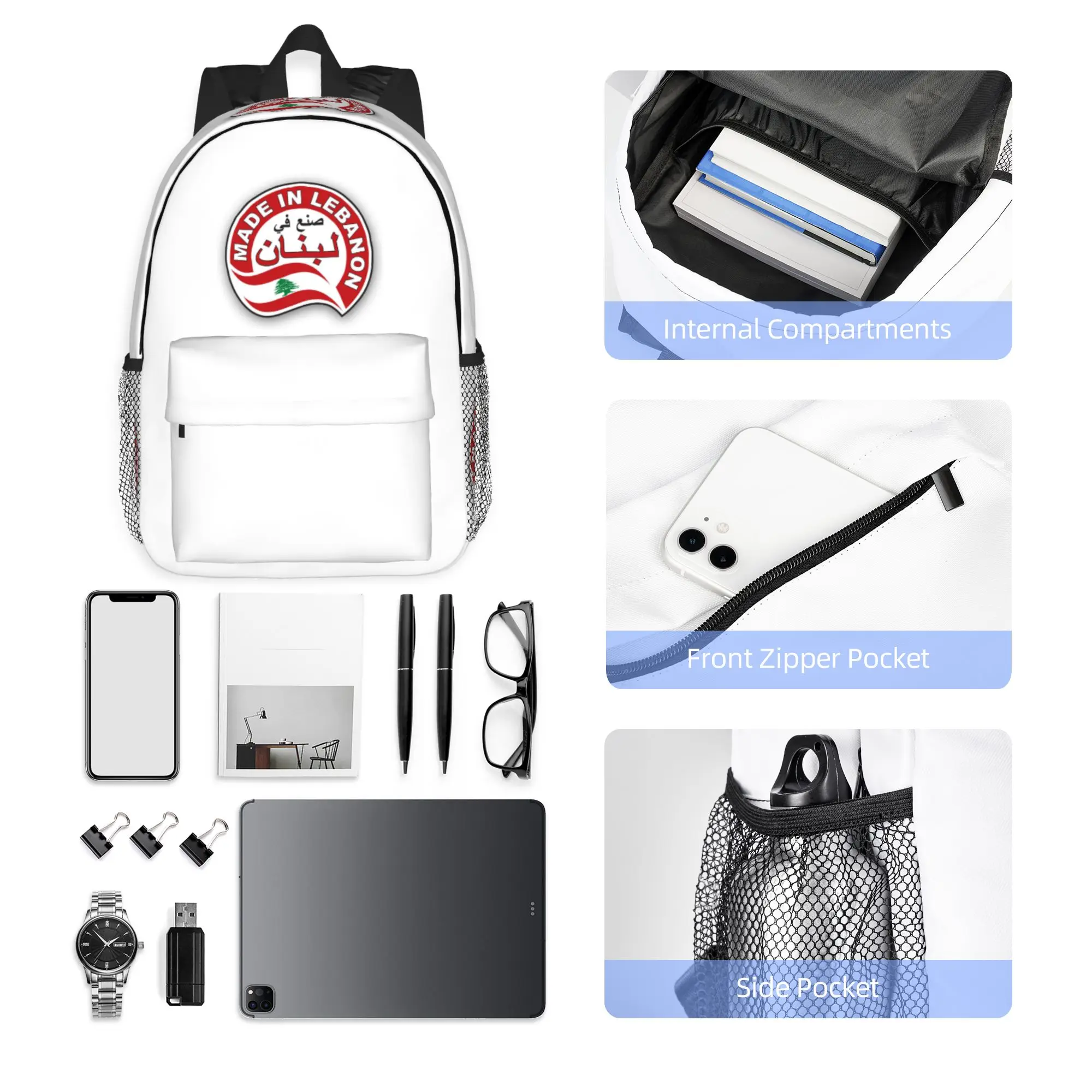 Mochila con diseño de bandera - Women Bags Lebanon reseña y precio