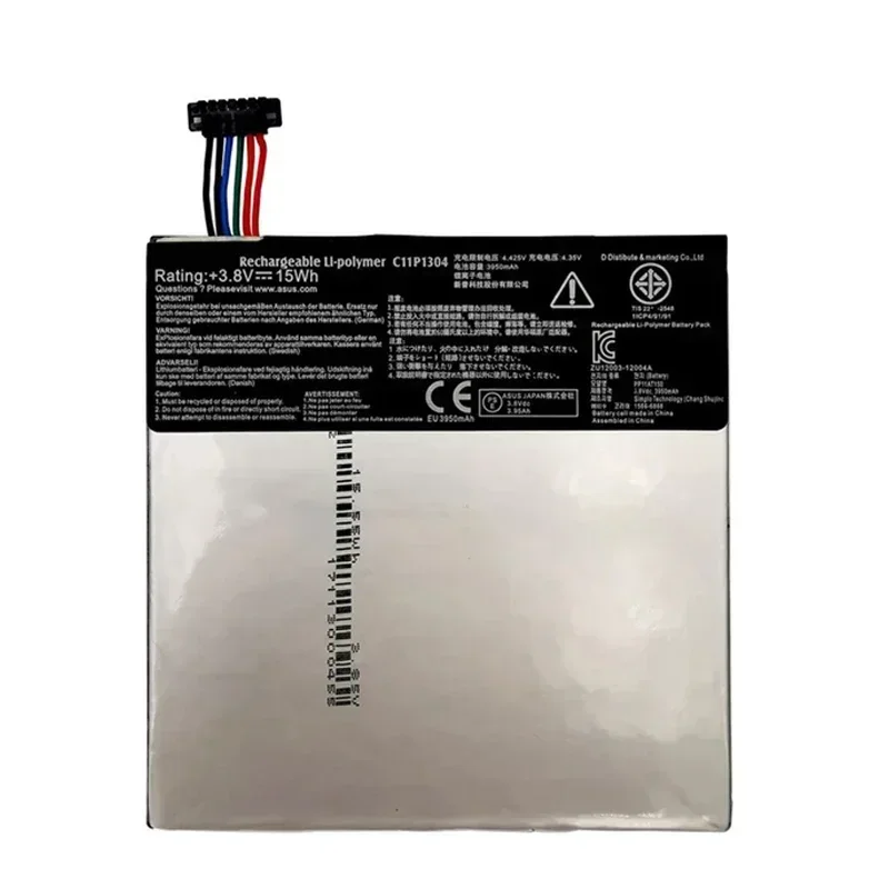 Batteria di ricambio originale per tablet Asus, 3950mAh, ME173X, HD7, ME173, K00B, C11P1304, batterie e strumenti