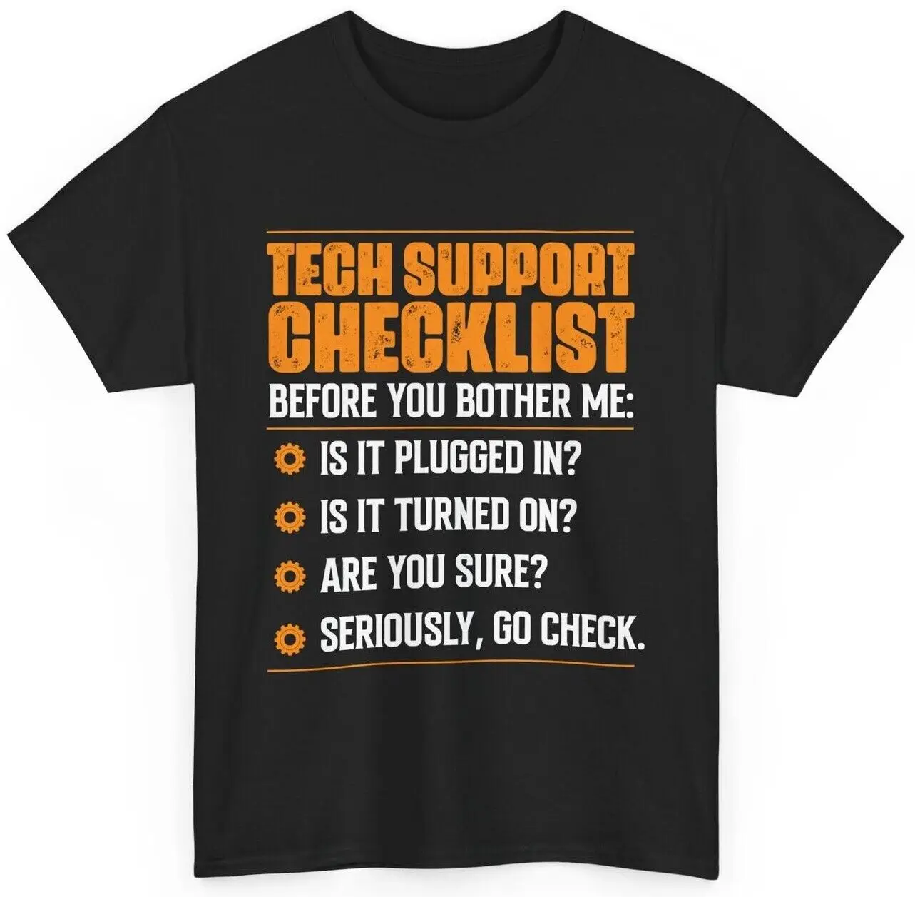 Technical Support Checklist Shirt, Computer Engineer Shirt, Programming Shirt