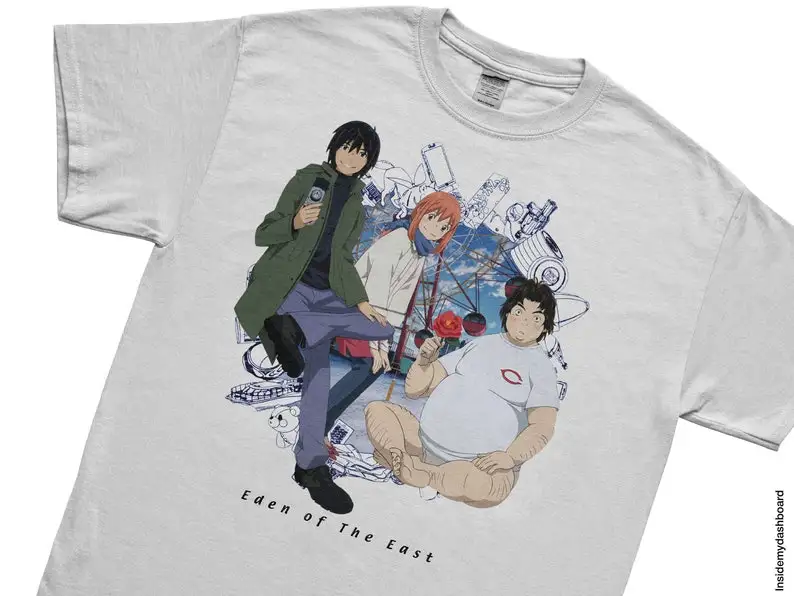 Eden of the East Yutaka's Flower Tee, Higashi no Eden Anime Tee